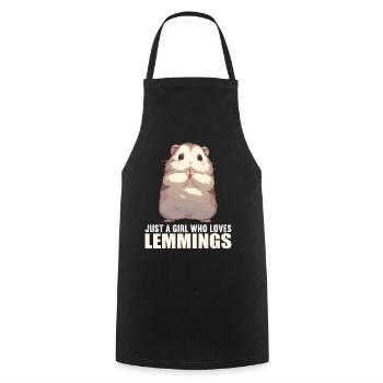 Lemmings Lemming - Tablier de cuisine - noir - Devant - AI Model Male 185 dark (185cm)