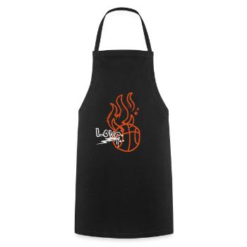 Basket-ball Joueurs de basket-ball - Tablier de cuisine - noir - Devant - AI Model Male 185 dark (185cm)