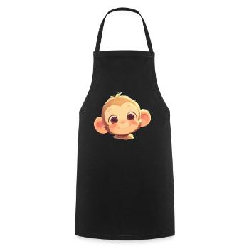 Macaque Macaque - Cooking Apron - black - Front - AI Model Male 185 dark (185cm)