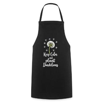 Dandelion Dandelion Lover Floral Floral - Tablier de cuisine - noir - Devant - AI Model Male 185 dark (185cm)