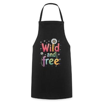 Dandelion Dandelion Lover Floral Floral - Tablier de cuisine - noir - Devant - AI Model Male 185 dark (185cm)