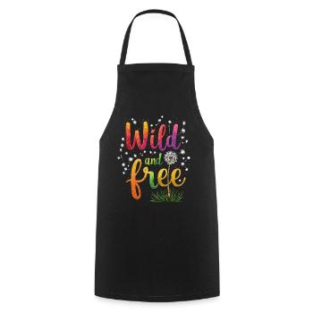 Dandelion Dandelion Lover Floral Floral - Tablier de cuisine - noir - Devant - AI Model Male 185 dark (185cm)