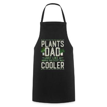 Plant Lover Gardening Dad Plants - Kochschürze - Schwarz - Vorne - AI Model Male 185 dark (185cm)