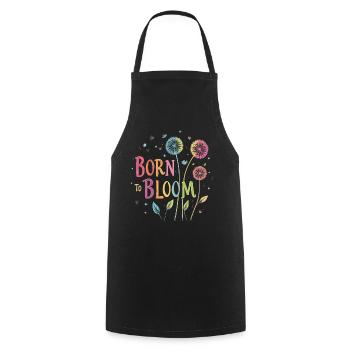 Dandelion Dandelion Lover Floral Floral - Tablier de cuisine - noir - Devant - AI Model Male 185 dark (185cm)