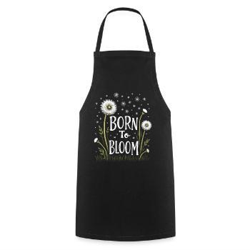 Dandelion Dandelion Lover Floral Floral - Tablier de cuisine - noir - Devant - AI Model Male 185 dark (185cm)