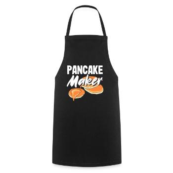 Pancakes Master Pancakes Fan - Cooking Apron - black - Front - AI Model Male 185 dark (185cm)
