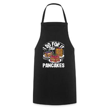 Je le fais pour les crêpes - Tablier de cuisine - noir - Devant - AI Model Male 185 dark (185cm)