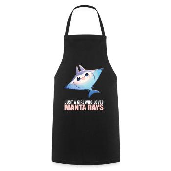 Manta Rays Manta Rays - Cooking Apron - black - Front - AI Model Male 185 dark (185cm)
