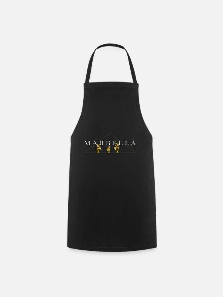 Marbella - Kochschürze - Schwarz