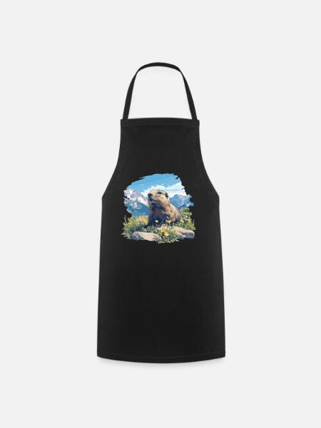 Marmottes Marmottes - Tablier de cuisine - noir