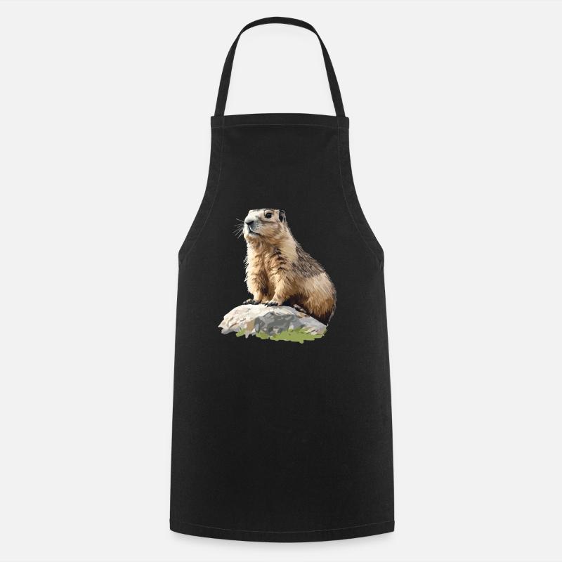 Marmottes Marmottes - Tablier de cuisine - noir