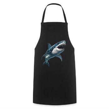Megalodons Megalodon - Cooking Apron - black - Front - AI Model Male 185 dark (185cm)