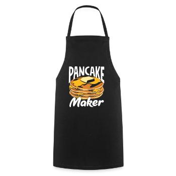 Pancake Master: Pancake Maker Fun - Cooking Apron - black - Front - AI Model Male 185 dark (185cm)