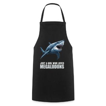 Megalodons Megalodon - Cooking Apron - black - Front - AI Model Male 185 dark (185cm)