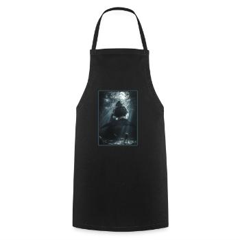 Great White Sharks Great White Shark - Cooking Apron - black - Front - AI Model Male 185 dark (185cm)