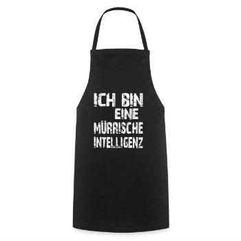 L’IA dit que je suis une intelligence - Tablier de cuisine - noir - Devant - AI Model Male 185 dark (185cm)