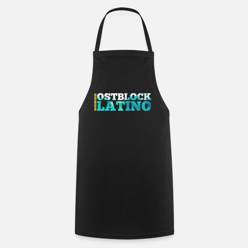 Ostblock Latino Kasache Kasachstan Geschenk - Kochschürze - Schwarz