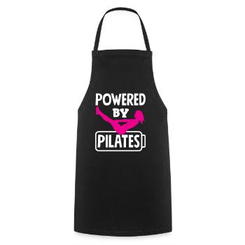 Motivation pour le Pilates : propulsé par le Pilates - Tablier de cuisine - noir - Devant - AI Model Male 185 dark (185cm)
