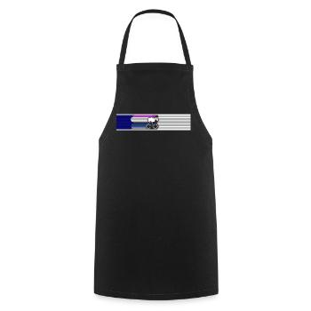 Tri Cycling - Cooking Apron - black - Front - AI Model Male 185 dark (185cm)