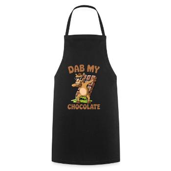Dubaï Dab my Chocolate - Tablier de cuisine - noir - Devant - AI Model Male 185 dark (185cm)