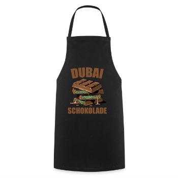 Dubaï Dab my Chocolate - Tablier de cuisine - noir - Devant - AI Model Male 185 dark (185cm)