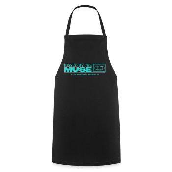 Inspiré et créatif – Déclaration esthétique - Tablier de cuisine - noir - Devant - AI Model Male 185 dark (185cm)