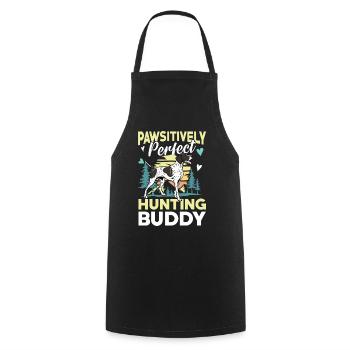 Duck hunters shoot heavier loads flag - Cooking Apron - black - Front - AI Model Male 185 dark (185cm)