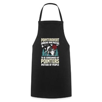 Duck hunters shoot heavier loads flag - Cooking Apron - black - Front - AI Model Male 185 dark (185cm)