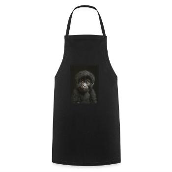 Gorilles de montagne Gorille de montagne - Tablier de cuisine - noir - Devant - AI Model Male 185 dark (185cm)
