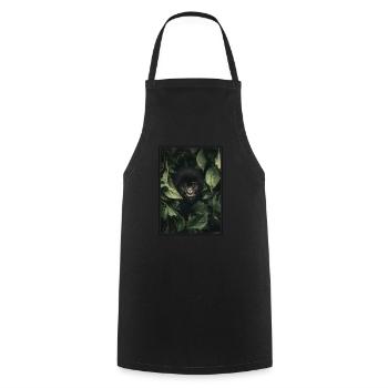 Gorilles de montagne Gorille de montagne - Tablier de cuisine - noir - Devant - AI Model Male 185 dark (185cm)