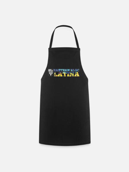 Bloc de l’Est Latina Ukraine Ukraine Cadeau - Tablier de cuisine - noir