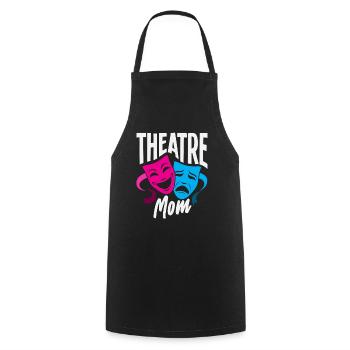 Comédies musicales pour maman de théâtre et maudite musicale - Tablier de cuisine - noir - Devant - AI Model Male 185 dark (185cm)