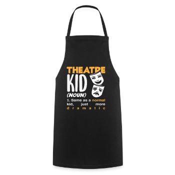 Comédie musicale Lover Théâtre Enfant - Tablier de cuisine - noir - Devant - AI Model Male 185 dark (185cm)