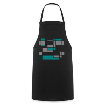Graphique n° 2 - Tablier de cuisine - noir - Devant - AI Model Male 185 dark (185cm)