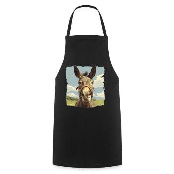 Mules Mule - Cooking Apron - black - Front - AI Model Male 185 dark (185cm)