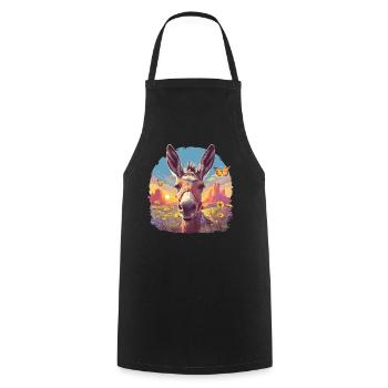Mules Mule - Cooking Apron - black - Front - AI Model Male 185 dark (185cm)