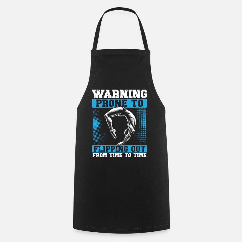Springboard Diving Diving Diving Divers - Cooking Apron - black
