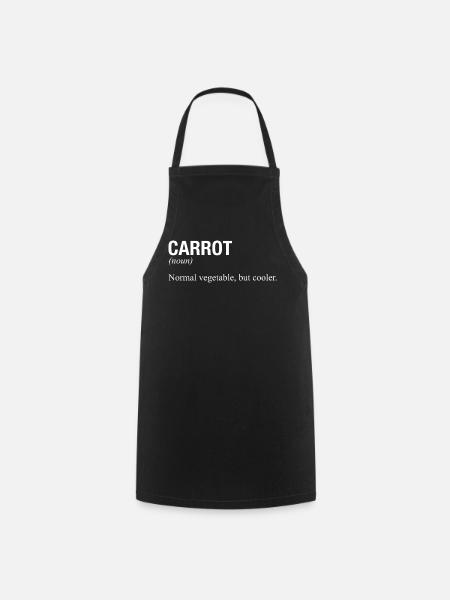 CARROT - Kochschürze - Schwarz