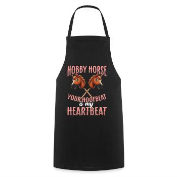 Hobby Horsing Hobby Horse Horse Horse Riding - Cooking Apron - black - Front - AI Model Male 185 dark (185cm)