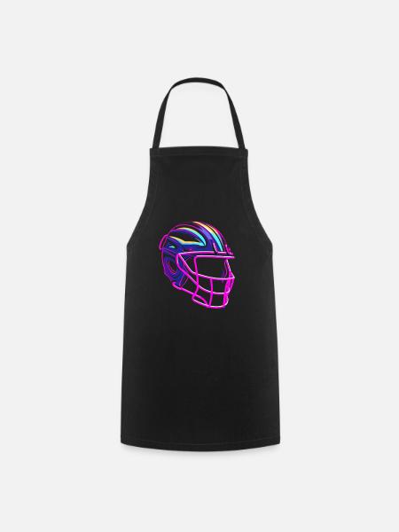 Lacrosse Helm Synthwave - Kochschürze - Schwarz