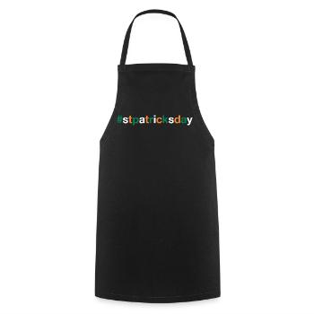 JOUR DE LA SAINT-PATRICK - Tablier de cuisine - noir - Devant - AI Model Male 185 dark (185cm)