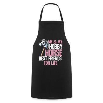 Hobby Horsing Hobby Horse Horse Horse Riding - Cooking Apron - black - Front - AI Model Male 185 dark (185cm)