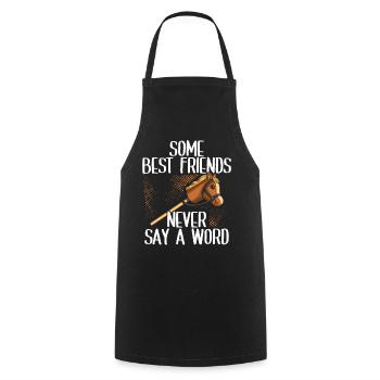 Hobby Horsing Hobby Horse Horse Horse Riding - Cooking Apron - black - Front - AI Model Male 185 dark (185cm)