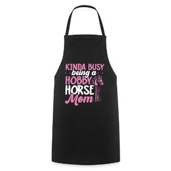 Hobby Horsing Hobby Horse Horse Horse Riding - Cooking Apron - black - Front - AI Model Male 185 dark (185cm)