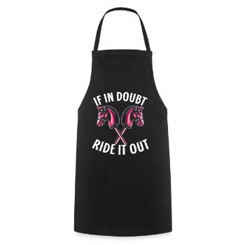 Hobby Horsing Hobby Horse Horse Horse Riding - Cooking Apron - black - Front - AI Model Male 185 dark (185cm)
