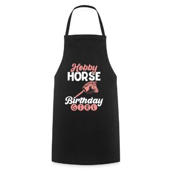 Hobby Horsing Hobby Horse Birthday Horse Riding - Cooking Apron - black - Front - AI Model Male 185 dark (185cm)