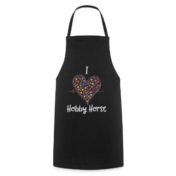 Hobby Horsing Hobby Horse Horse Horse Riding - Cooking Apron - black - Front - AI Model Male 185 dark (185cm)