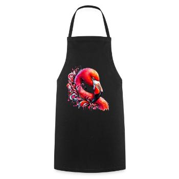 Flamant - Tablier de cuisine - noir - Devant - AI Model Male 185 dark (185cm)