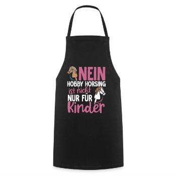Hobby Horsing Hobby Horse Horse Horse Riding - Cooking Apron - black - Front - AI Model Male 185 dark (185cm)