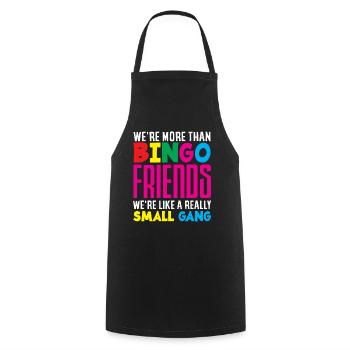 Bingo Friends Petit Joueur d’Équipement - Tablier de cuisine - noir - Devant - AI Model Male 185 dark (185cm)